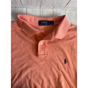 Polo Ralph Lauren Men's Short Sleeve Polo Shirt Navy Pony Logo Size Large